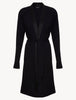 Midnight Botanica Short Robe in Black