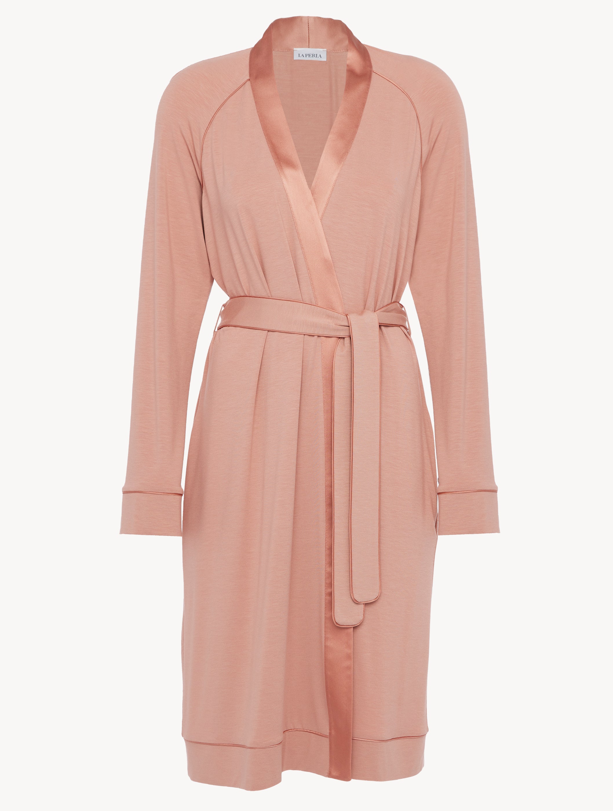 Midnight Botanica Short Robe in Pink