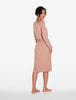 Midnight Botanica Short Robe in Pink