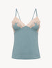Angel Kiss Top a costine con Frastaglio