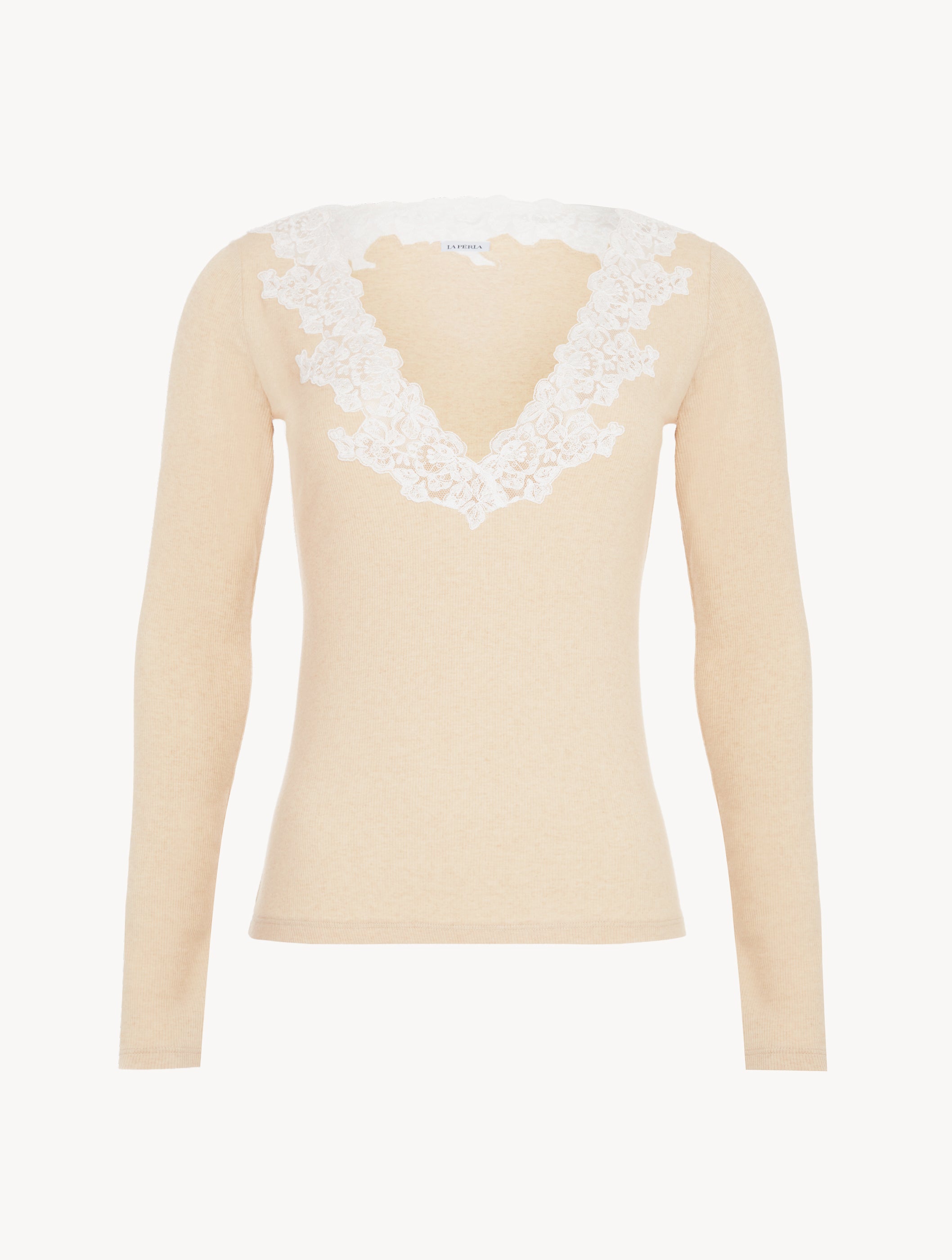 Angel Kiss T-shirt manica lunga con Frastaglio