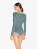 Angel Kiss T-shirt manica lunga con Frastaglio
