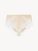 Angel Kiss Kaschmir-Shorts in Puder-Gelb