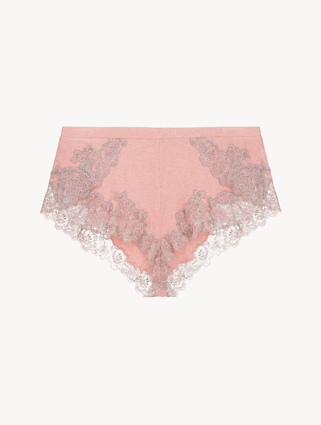 Angel Kiss Kaschmir-Shorts in Puderrosa