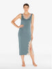 Angel Kiss Long Cashmere Nightgown in Blue