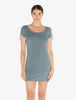 Angel Kiss Camicia da notte corta a costine con Frastaglio