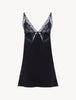 Midnight Botanica Babydoll in Black