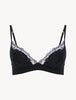 Midnight Botanica Bralette in Schwarz