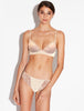 Midnight Botanica Bralette in Beige