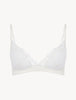 Midnight Botanica Bralette in White