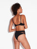 Midnight Botanica Black High Waisted Briefs