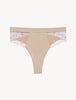 Midnight Botanica Slip a Vita Alta in Beige