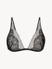 HONEYCOMB SHADOWS Triangel-BH mit Leavers-Spitze