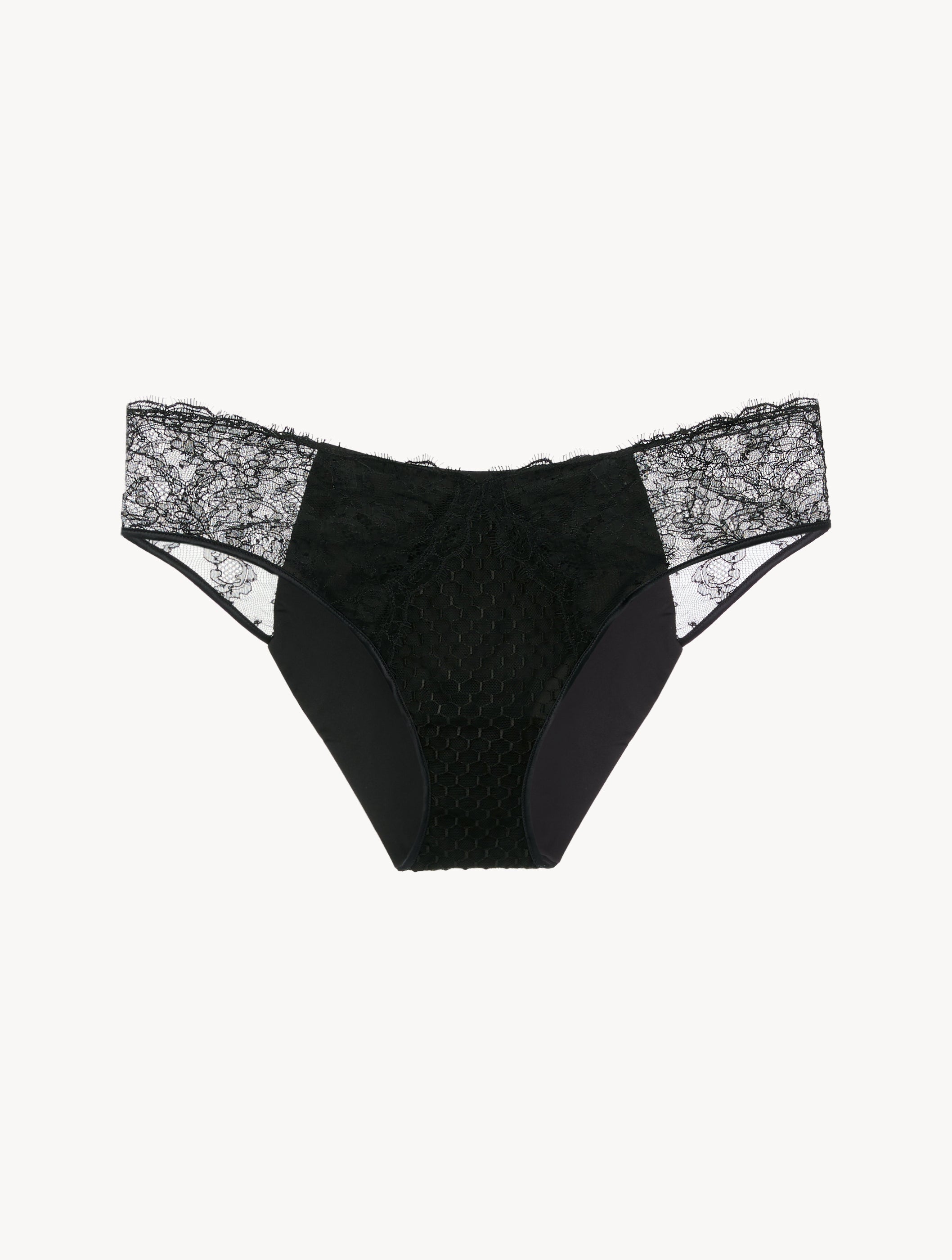 Honeycomb Shadows Slip mit Leavers-Spitze