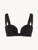 When Summer Comes Bandeau Bikini Top in Black