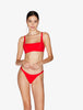 Braga de bikini brasileña en rojo When Summer Comes