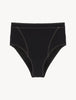 When Summer Comes High Waisted Bikini Brief in Black