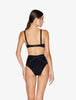 When Summer Comes High Waisted Bikini Brief in Black