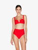 When Summer Comes High Waisted Bikini Brief in Red