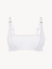 When Summer Comes Bralette Bikini Top in White