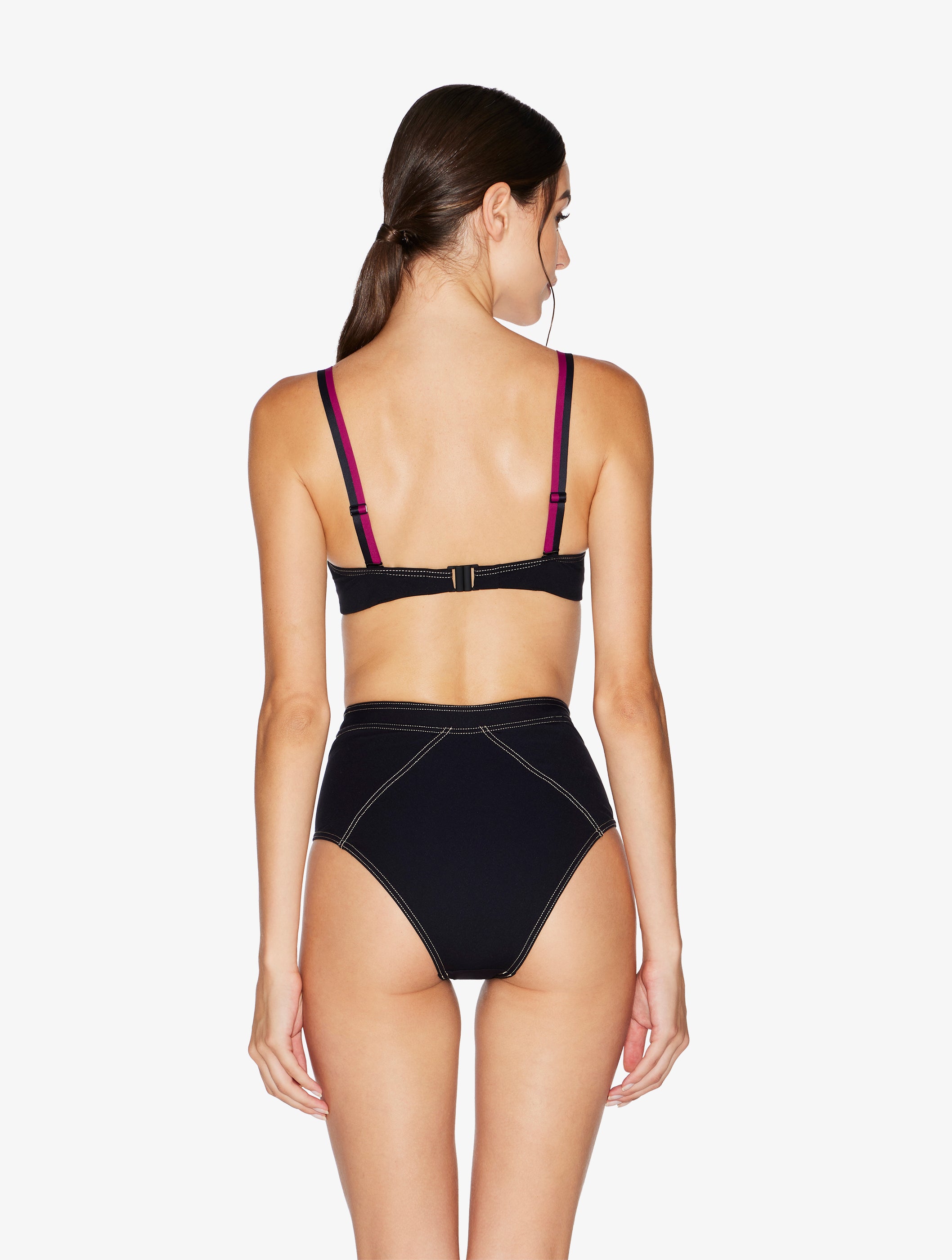 When Summer Comes Bralette Bikini Top in Black
