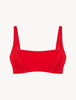 When Summer Comes Bralette Bikini Top in Red