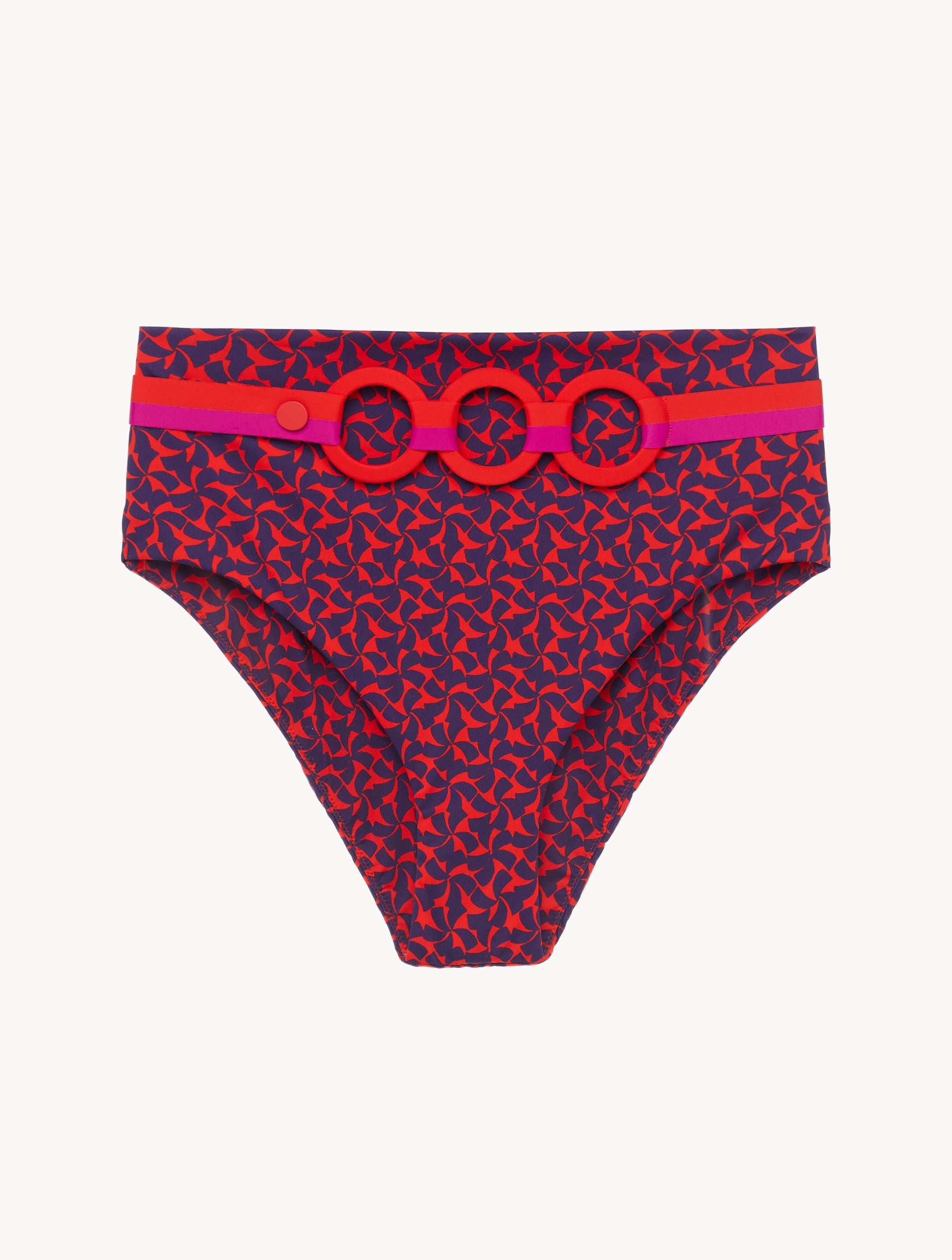 Summer Winds Slip a Vita Alta in Rosso e Blu