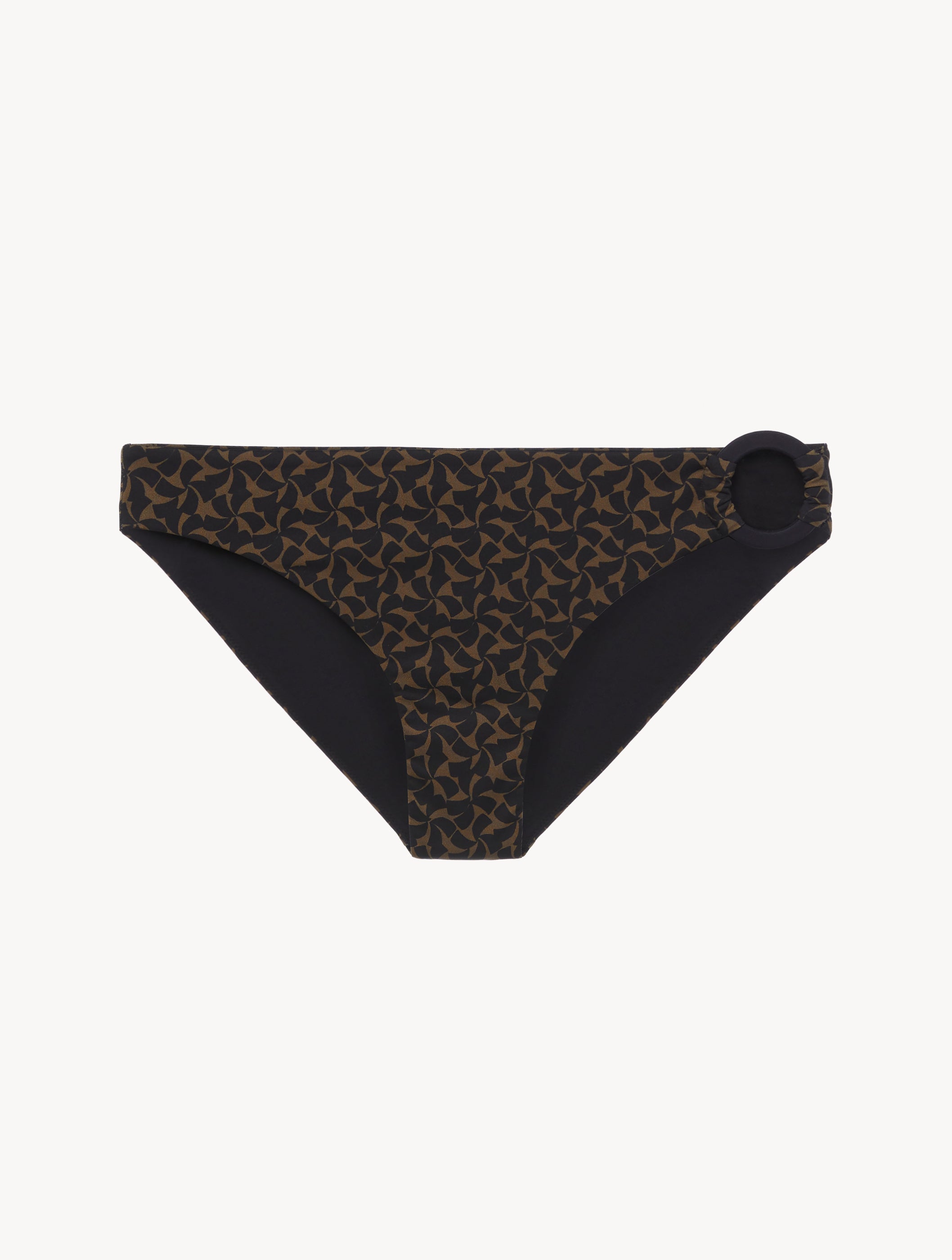 Summer Winds Bikini briefs in Dark Green and Black