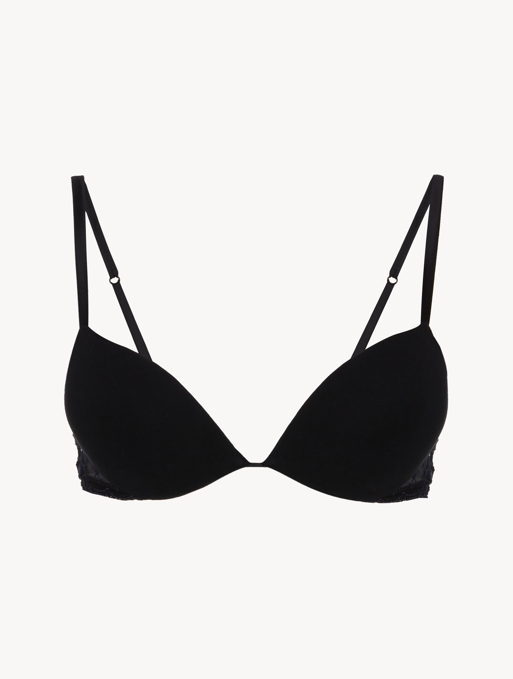 Midnight Botanica Black Push Up Bra