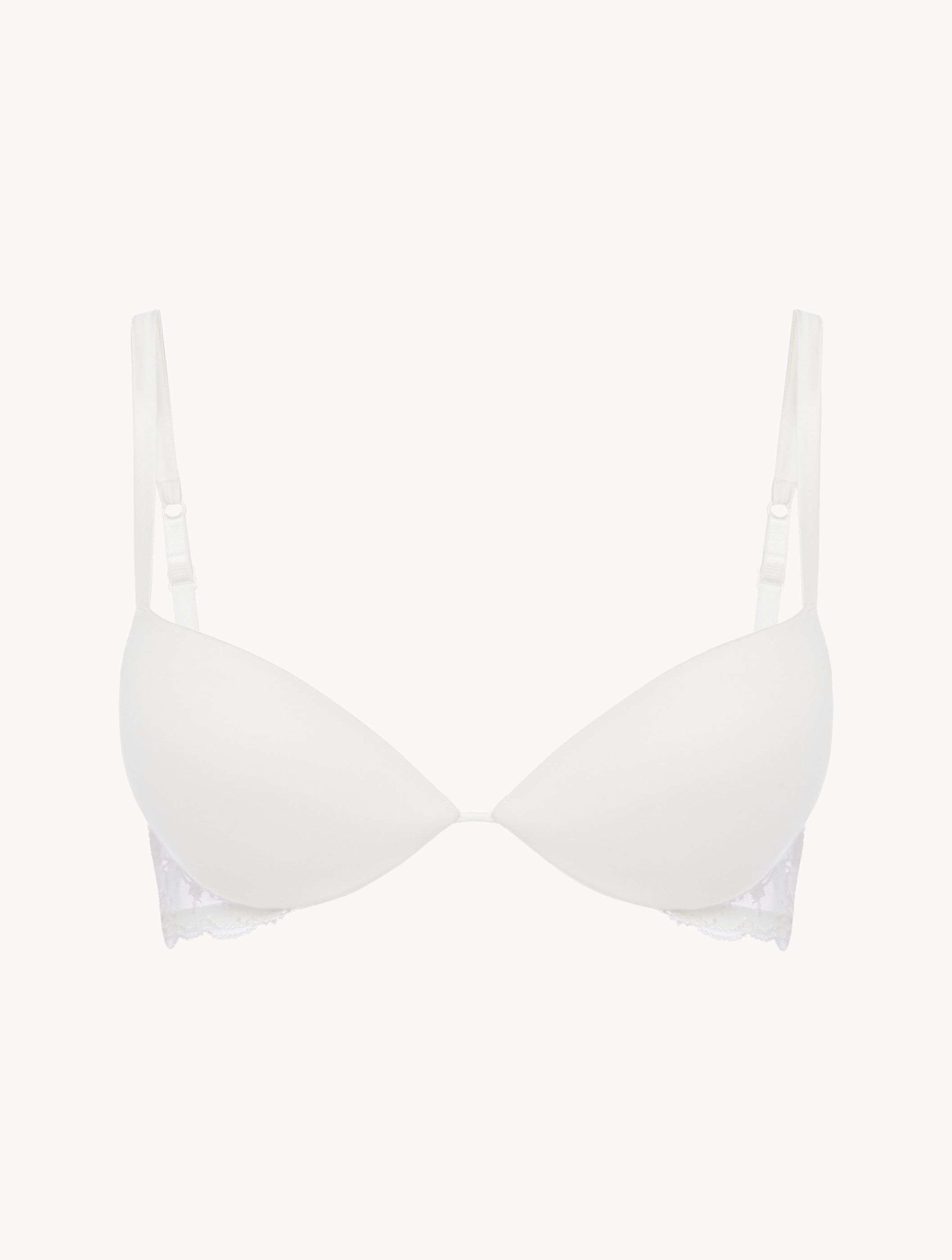 Midnight Botanica White Push Up Bra