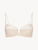 Midnight Botanica Reggiseno beige con ferretto
