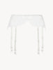 SPELL ON YOU Lace Suspender Belt in Natural