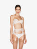 SPELL ON YOU Lace Suspender Belt in Natural
