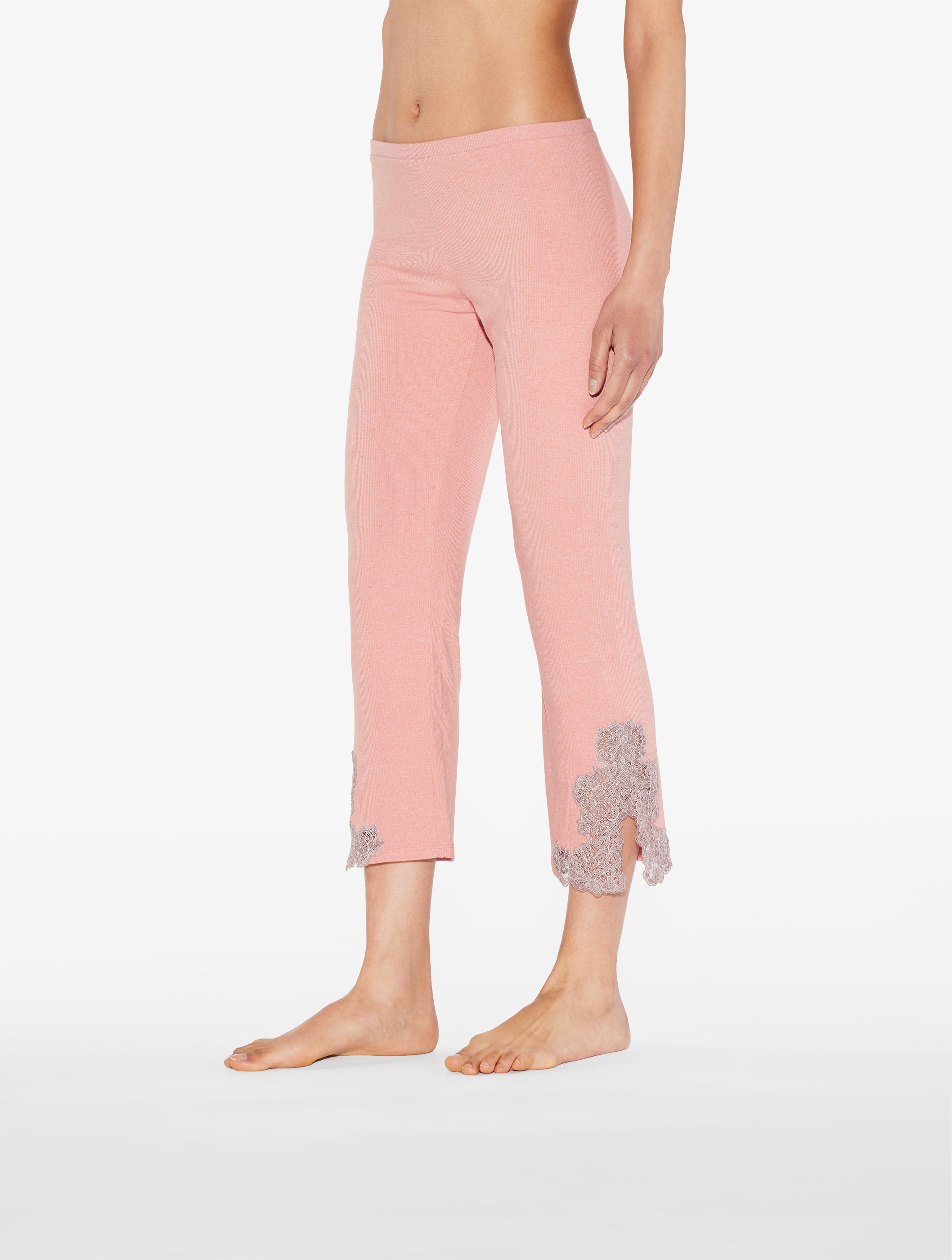 Angel Kiss Cashmere Trousers in Pink