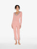 Angel Kiss Cashmere Trousers in Pink