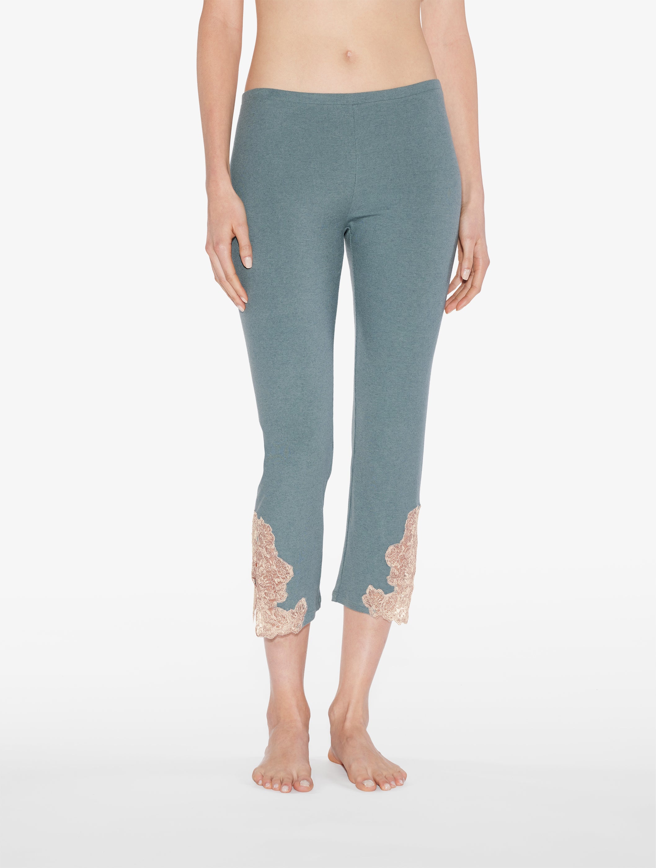 Angel Kiss Cashmere Trousers in Blue