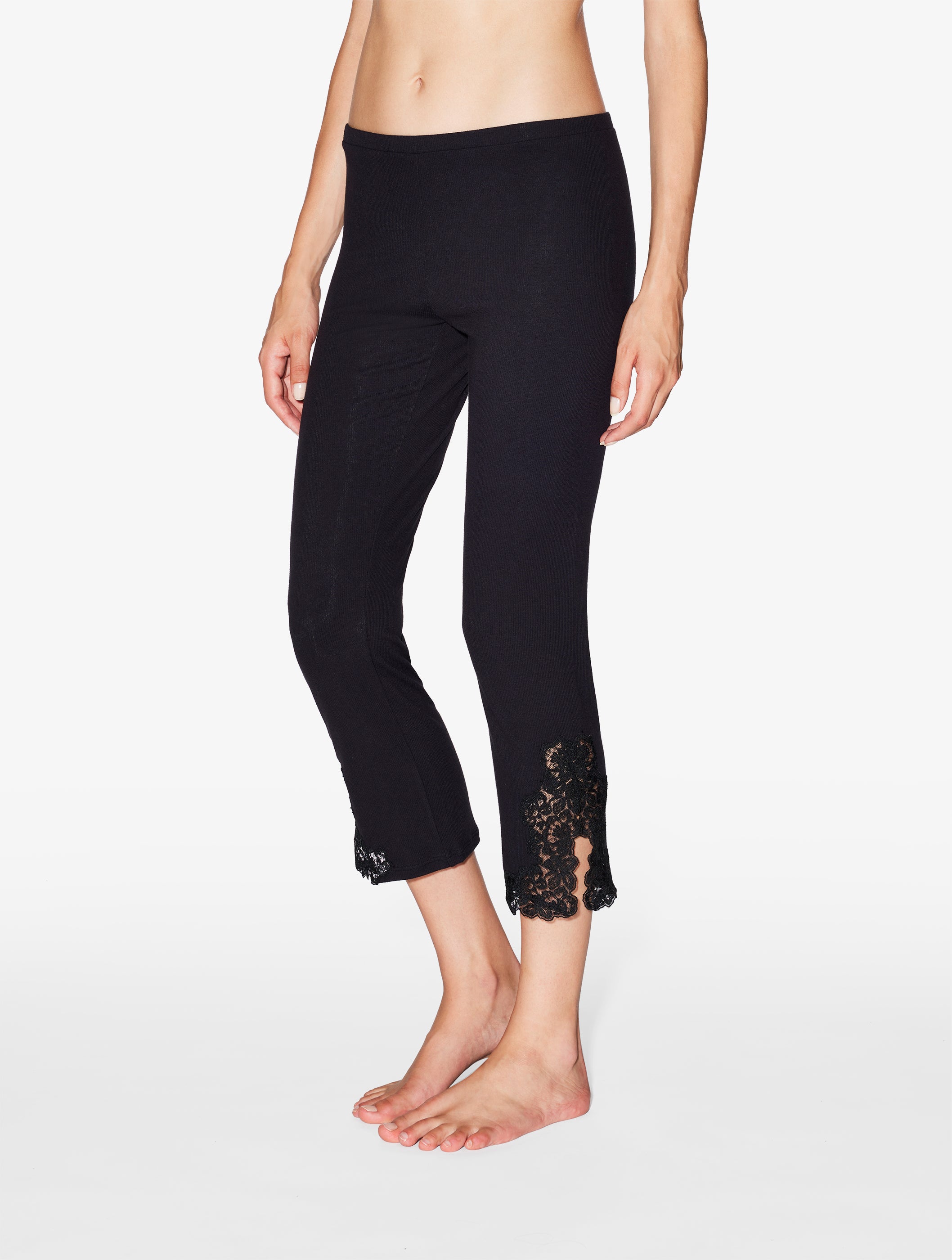Angel Kiss Cashmere Trousers in Black
