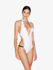 When Summer Comes Cut-out Swimsuit in White