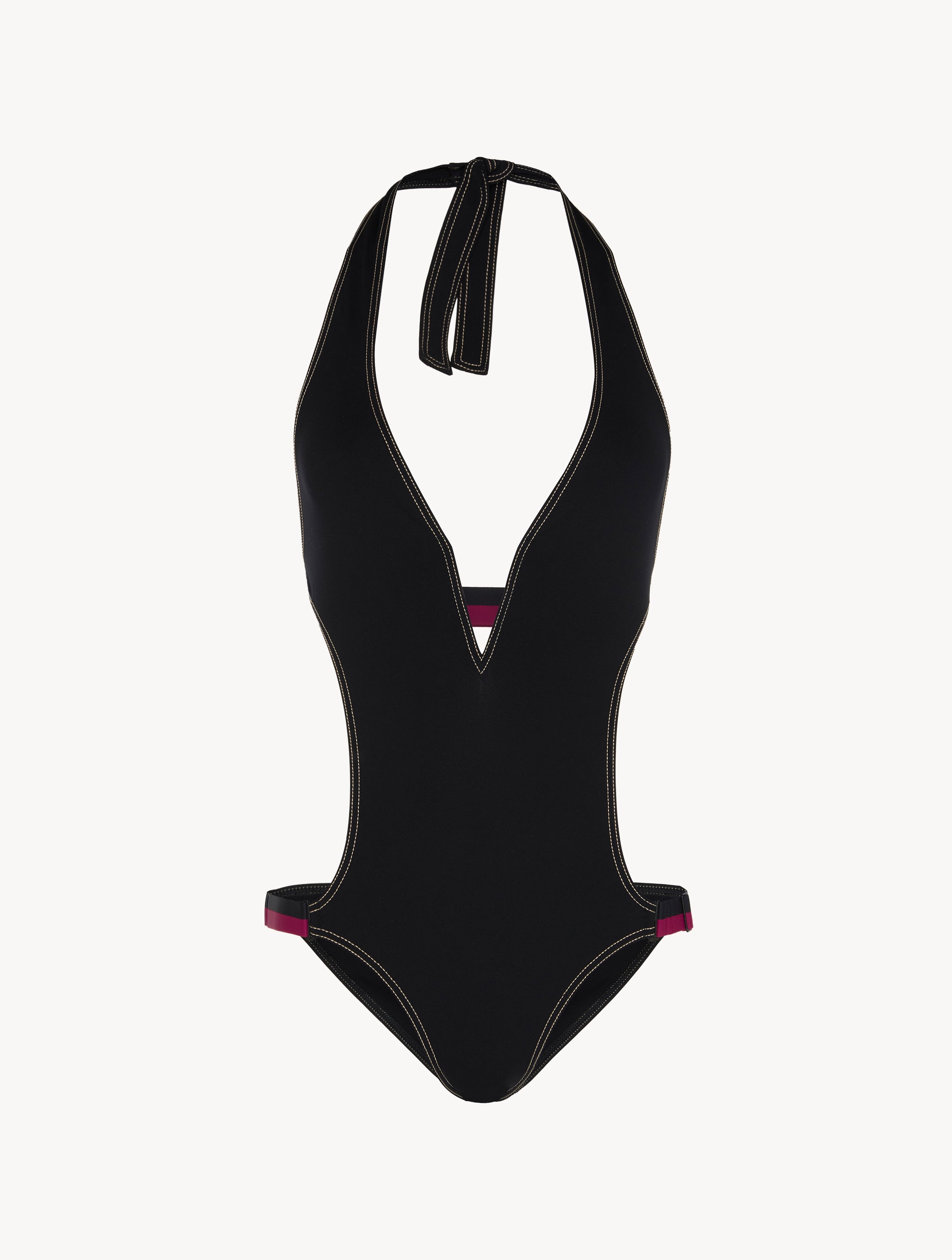 When Summer Comes Cut-out Badeanzug in Schwarz