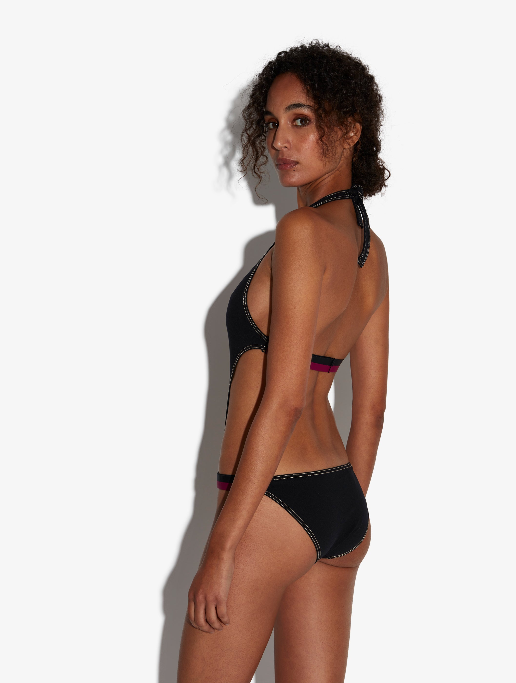 When Summer Comes Cut-out Swimsuit in Black
