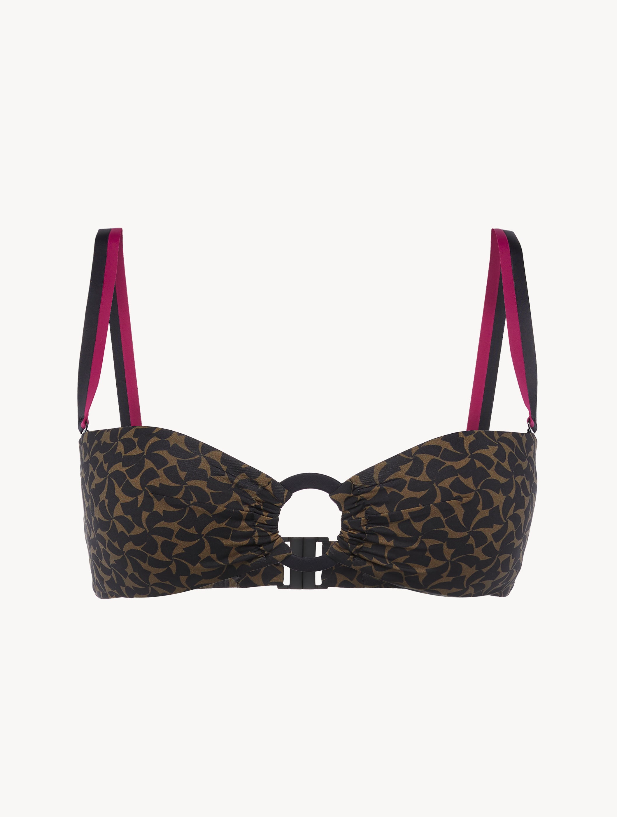 Summer Winds Bikini Top in Verde e Nero