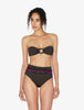 Summer Winds Bikini Top in Verde e Nero