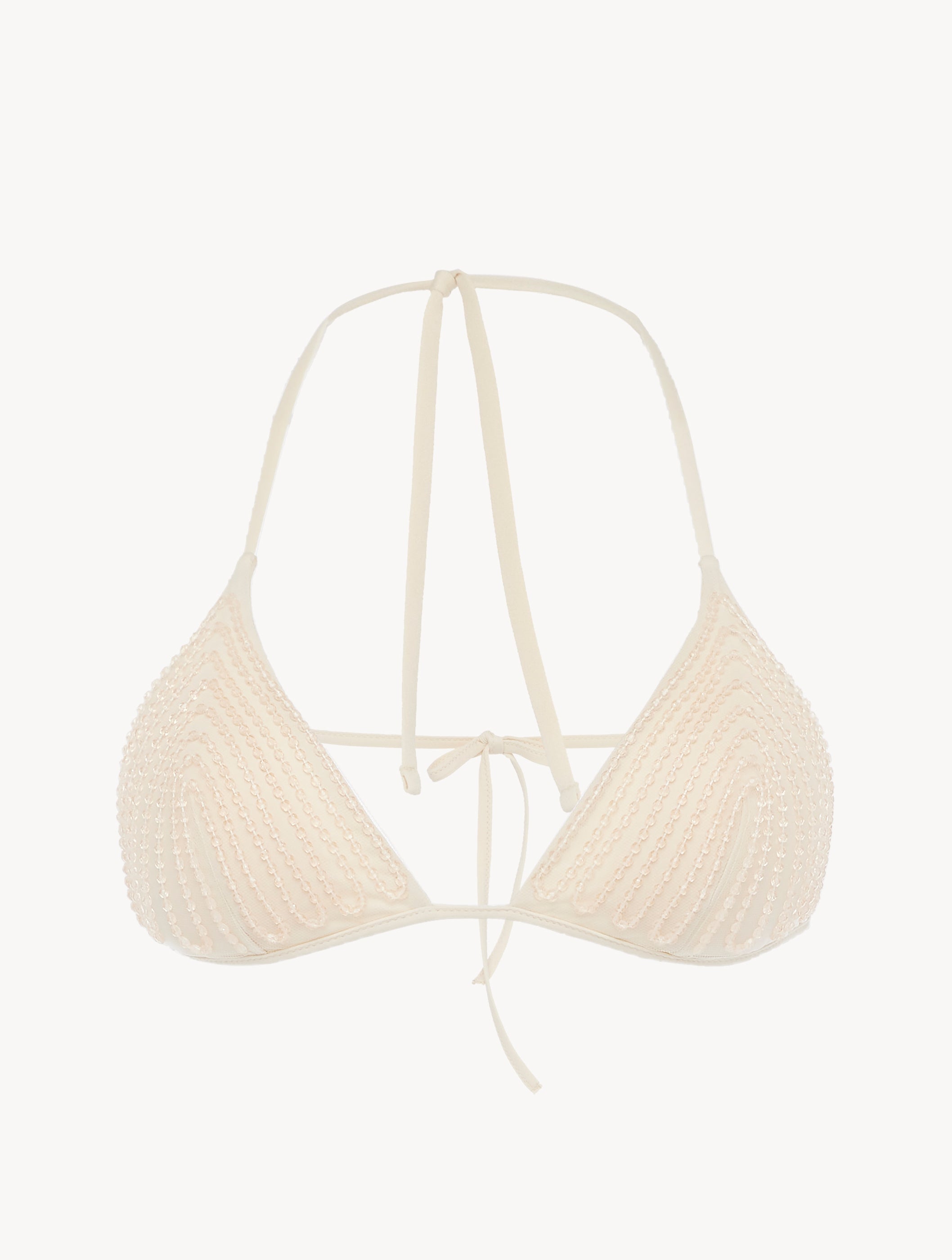 Luci di Capri Triangle Bikini Top in Champagne