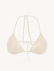 Luci di Capri Triangle Bikini Top in Champagne