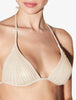 Luci di Capri Triangle Bikini Top in Champagne