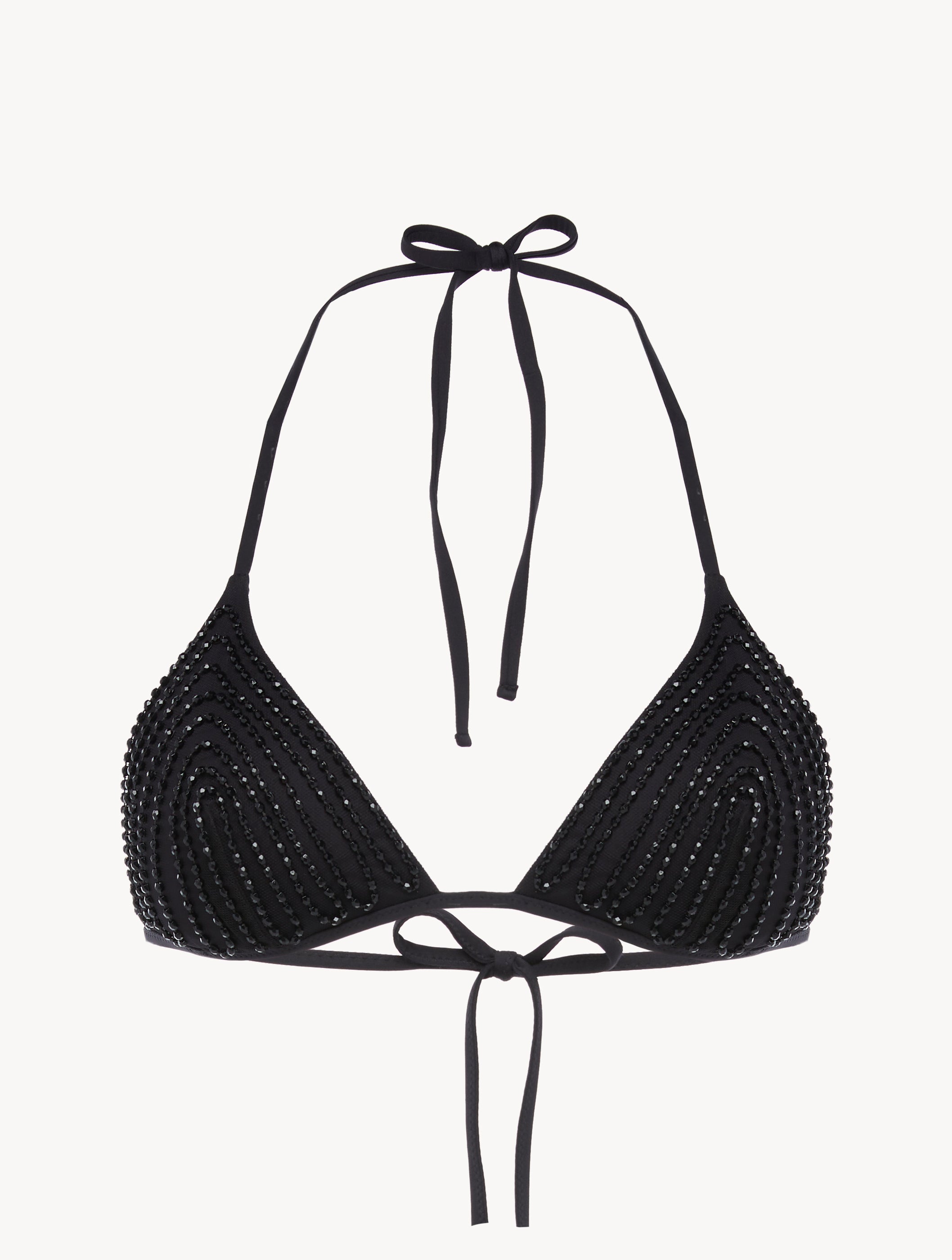 Luci di Capri Triangle Bikini Top in Black