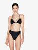 Luci di Capri Triangle Bikini Top in Black