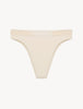 Luci di Capri Slip Bikini a Vita Alta Color Champagne