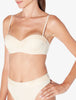 Luci di Capri Slip Bikini a Vita Alta Color Champagne
