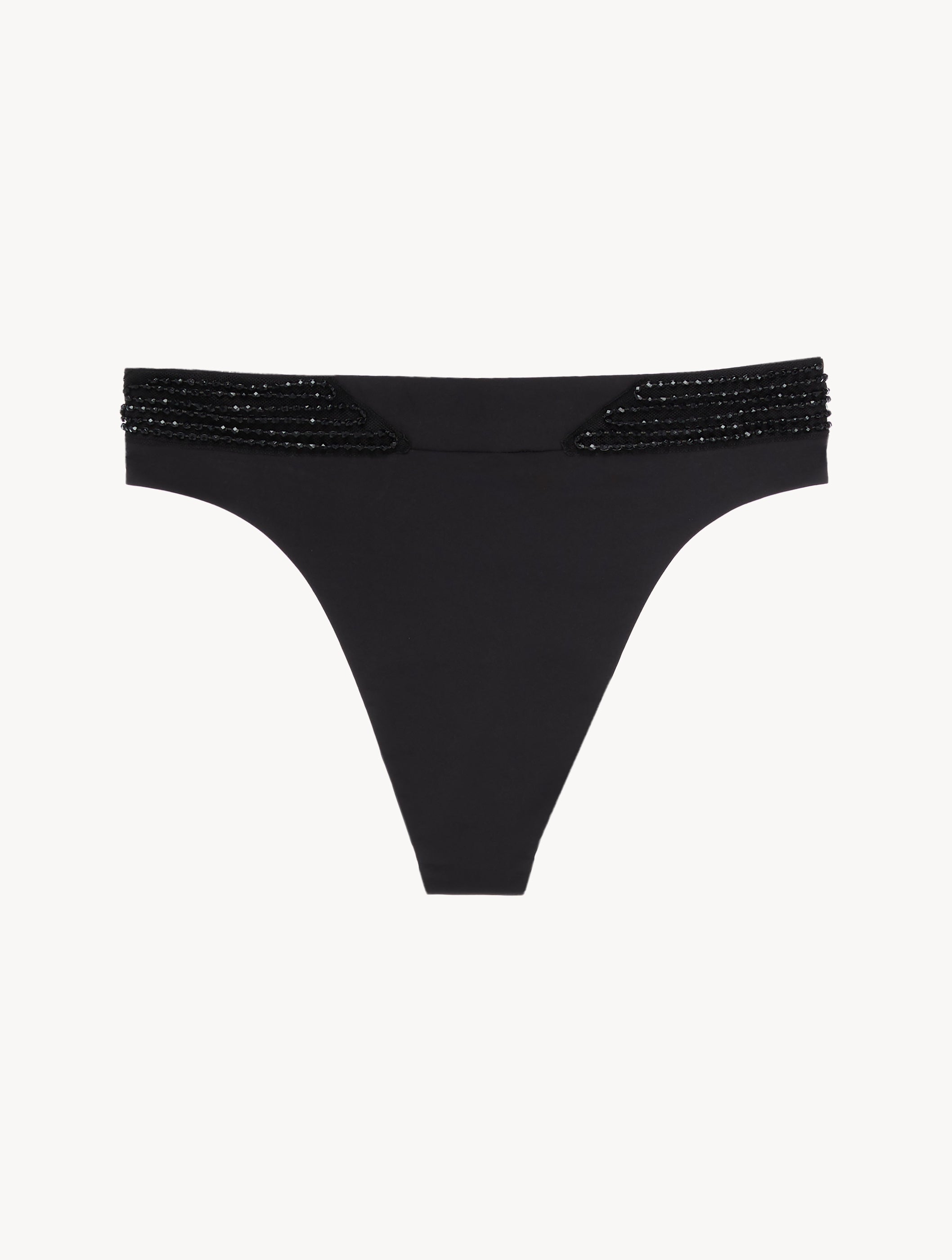 Luci di Capri High-Waisted Bikini Brief in Black